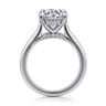 Ericka - 14K White Gold Round Diamond Engagement Ring - 0.15 ct