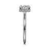 Aldon - 14K White Gold Round Diamond Engagement Ring - 0.08 ct