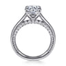 Rosey - 14K White Gold Round Diamond Engagement Ring - 0.35 ct
