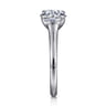 Rosey - 14K White Gold Round Diamond Engagement Ring - 0.35 ct