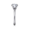Ellis - 14K White Gold Round Diamond Engagement Ring