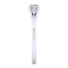 Ali - 14K White Gold Round Diamond Engagement Ring