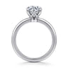 Ali - 14K White Gold Round Diamond Engagement Ring