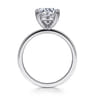 Paula - 14K White Gold Round Diamond Engagement Ring