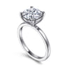 Paula - 14K White Gold Round Diamond Engagement Ring
