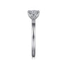Paula - 14K White Gold Round Diamond Engagement Ring