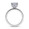 Paula - 14K White Gold Round Diamond Engagement Ring