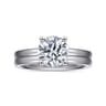 Paula - 14K White Gold Round Diamond Engagement Ring