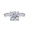 Lark - 14K White Gold Round Solitaire Engagement Ring