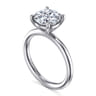 Lark - 14K White Gold Round Solitaire Engagement Ring