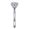 Lark - 14K White Gold Round Solitaire Engagement Ring
