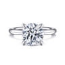 Lark - 14K White Gold Round Solitaire Engagement Ring