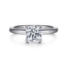 Lark - 14K White Gold Round Solitaire Engagement Ring