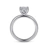 Lark - 14K White Gold Round Solitaire Engagement Ring