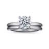 Lark - 14K White Gold Round Solitaire Engagement Ring