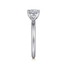 Lark - 14K White Gold Round Solitaire Engagement Ring