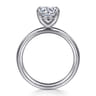 Lark - 14K White Gold Round Solitaire Engagement Ring