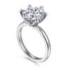 Emma - 14K White Gold Round Solitaire Engagement Ring