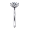 Kamera - 14K White Gold Round Solitaire Engagement Ring