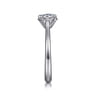 Tiona - 14K White Gold 6 Prong Round Diamond Engagement Ring