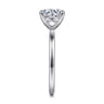 Evelina - 14K White Gold Round Solitaire Diamond Engagement Ring