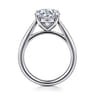 Bambi - 14K White Gold Round Solitaire Diamond Engagement Ring