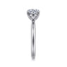 Bambi - 14K White Gold Round Solitaire Diamond Engagement Ring