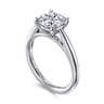 Bambi - 14K White Gold Round Engagement Ring