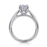 Bambi - 14K White Gold Round Solitaire Diamond Engagement Ring