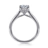 Ailis - 14K White Gold Round Diamond Engagement Ring