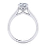 Ailis - 14K White Gold Round Diamond Engagement Ring