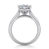 Brave - 14K White Gold 6 Prong Round Solitaire Diamond Engagement Ring