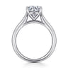 Bravo - 14K White Gold Round Solitaire Diamond Engagement Ring