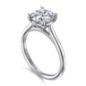 Bravo - 14K White Gold Round Solitaire Diamond Engagement Ring