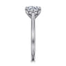 Bravo - 14K White Gold Round Solitaire Diamond Engagement Ring