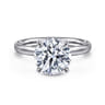 Unite - 14K White Gold Round Solitaire Diamond Engagement Ring