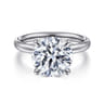 Unite - 14K White Gold Round Solitaire Diamond Engagement Ring