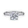 Unite - 14K White Gold Round Solitaire Diamond Engagement Ring