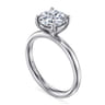 Unite - 14K White Gold Round Solitaire Diamond Engagement Ring