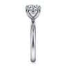 Unite - 14K White Gold Round Solitaire Diamond Engagement Ring