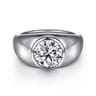 Caya - 14K White Gold Round Diamond Engagement Ring
