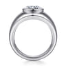 Caya - 14K White Gold Round Diamond Engagement Ring