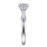 Jamie - 14K White Gold Round Diamond Engagement Ring