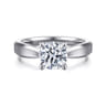 Jamie - 14K White Gold Round Diamond Engagement Ring