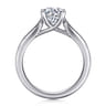 Jamie - 14K White Gold Round Diamond Engagement Ring