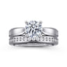 Jamie - 14K White Gold Round Diamond Engagement Ring