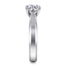 Jamie - 14K White Gold Round Diamond Engagement Ring