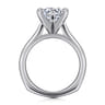 Allie - 14K White Gold Round Diamond Engagement Ring