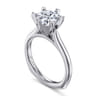 Allie - 14K White Gold Round Diamond Engagement Ring