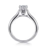 Lauren - 14K White Gold Round Diamond Engagement Ring